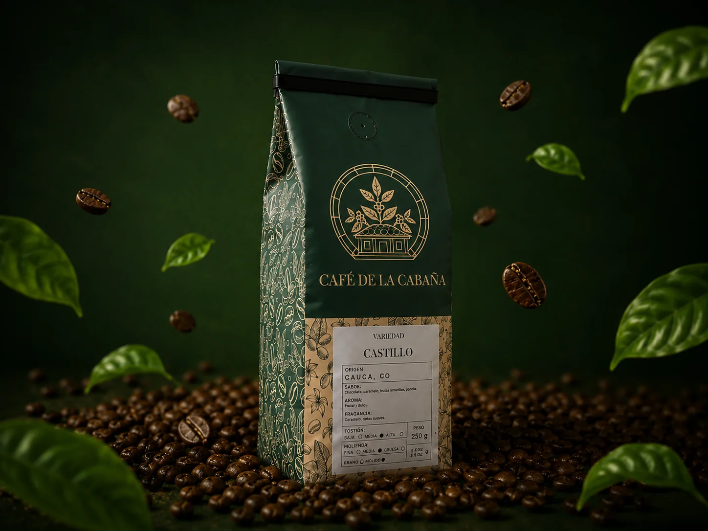 Café variedad Castillo - Café de la cabaña